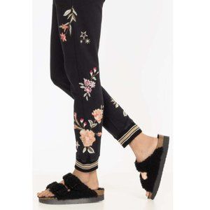 Johnny Was Terri Pleated Pant Peonee Print
